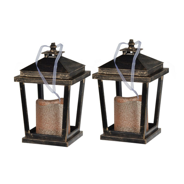 Menifee Lantern With Led Candle (Set of 2)