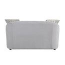 Mahler - Loveseat With 4 Pillows - Beige Linen