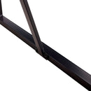 Modern Dining Table With Black Metal Legs For 4 - 6 Person