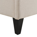 Coverley - King Tufted Shelter Platform Bed - Sky Neutral Beige