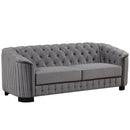 Sofa With Thick Removable Seat Cushion, 3 Seater