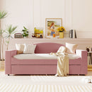 Upholstered Daybed With Storage Armrests, Trundle And Latest Integrated Bluetooth Audio System