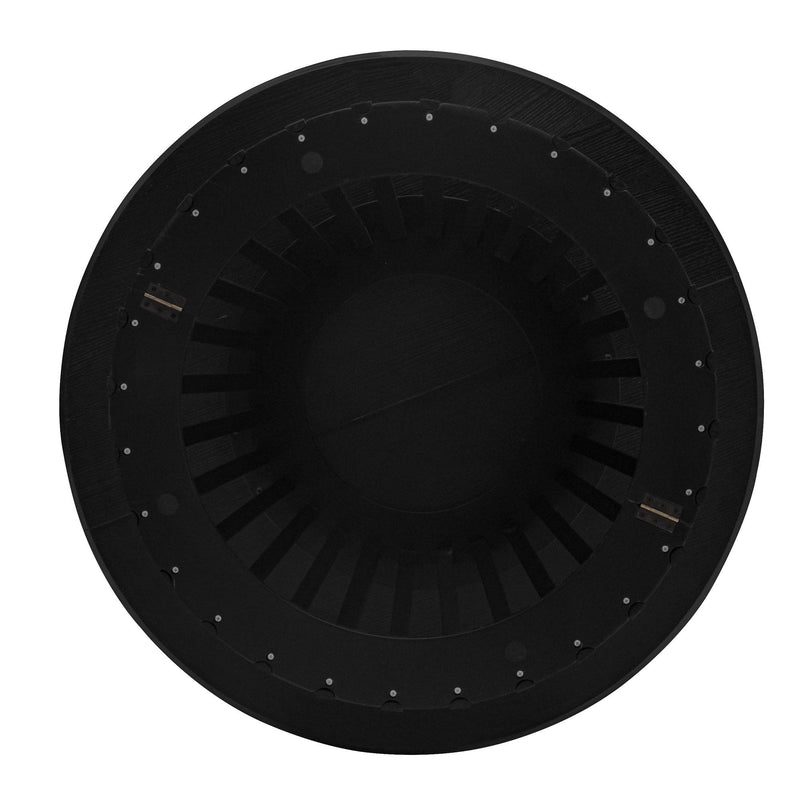 Modern Round Coffee Table With Grille Moldin