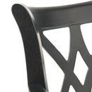 Elegant Leather Swivel Bar Stool With Arms - Espresso