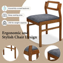 5 Piece Extendable Wood Square Dining Table Set With 2 Drop Leaves