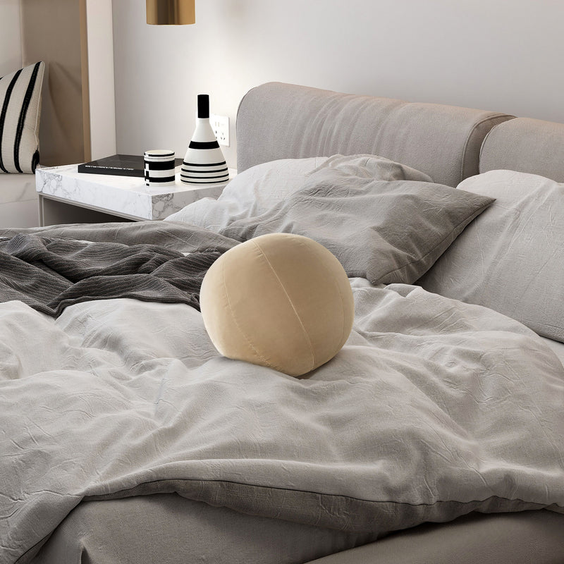 Luna - Round Sphere Accent Ball Throw Pillow