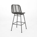Sawtelle - Outdoor Wicker Barstools (Set of 2)