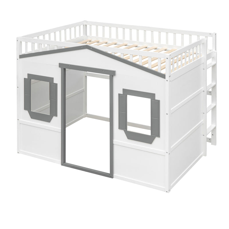Elegant House Loft Bed With Ladder
