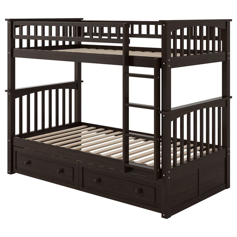 Bunk Bed With Drawers, Convertible Design