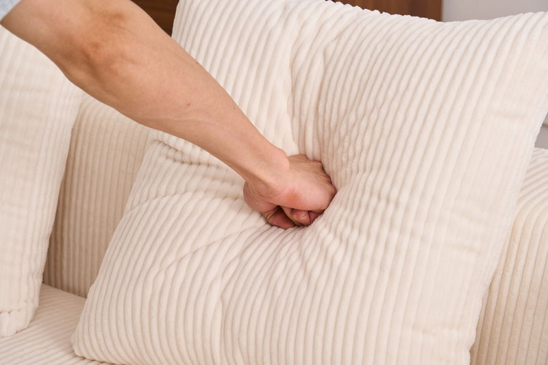 Combined 3 Seater Sofa With 4 Pillows