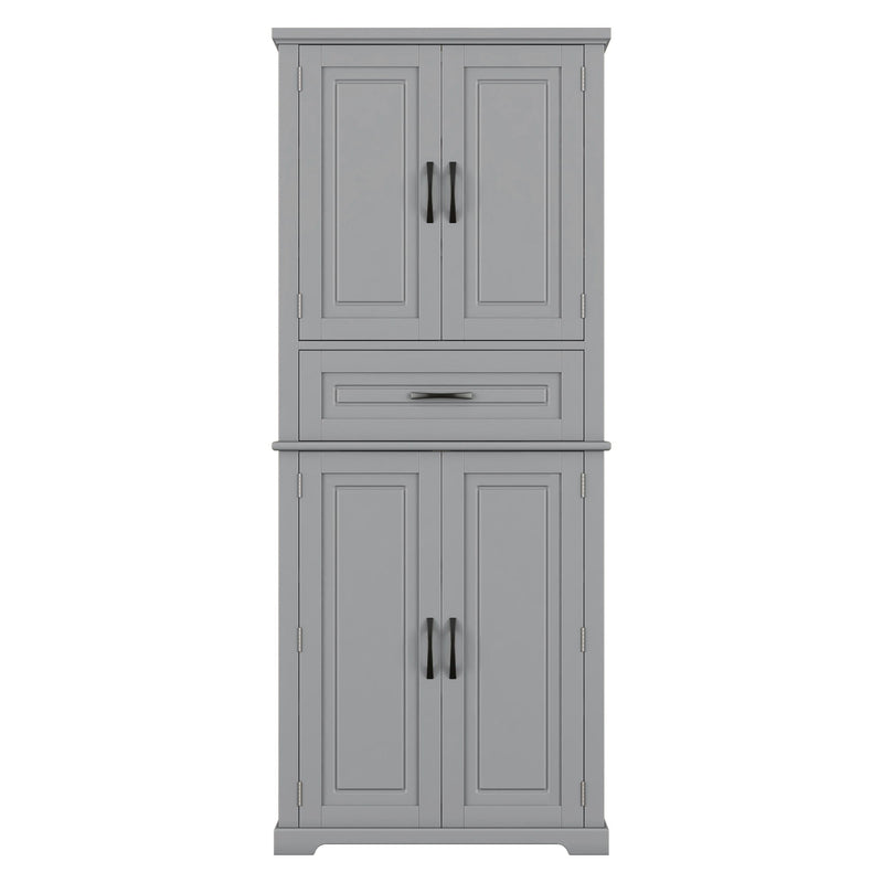 Bathroom Storage Cabinet With Multifunctional Storage Space, Drawer With Slide Rails, Adjustable Shelf