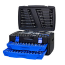 Tool Box With 266 Pieces Hand Tool Set - Black