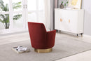 Teddy Swivel Barrel Chair, Swivel Accent Chairs Armchair For Living Room