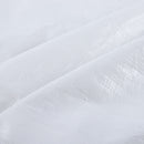 10 X 20 Ft Carport Canopy Cover Replacement Heavy Duty Waterproof Fabric With 36 Bungee Cords UV & Tear Resistant (Cover Only) - White