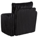 Sarco - Corduroy Upholstered Swivel Accent Arm Chair