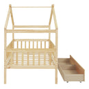 House Bed With 2 Drawers