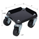 Heavy Duty Snowmobile Dolly With V Slide And Swivel Casters Steel, 1500Lbs Capacity