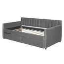 Upholstered Daybed With Slat Support