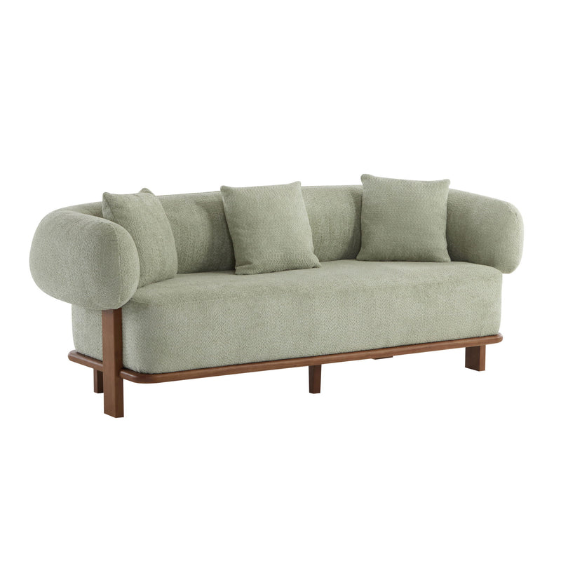 Modern Curved Arm Sofa