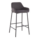 Daniella - Industrial Fixed Height Bar Stool (Set of 2)