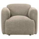 Dorset - Upholstered Round Track Arm Sofa Set