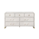 Malco - Dresser With Gold Detailing - Oak