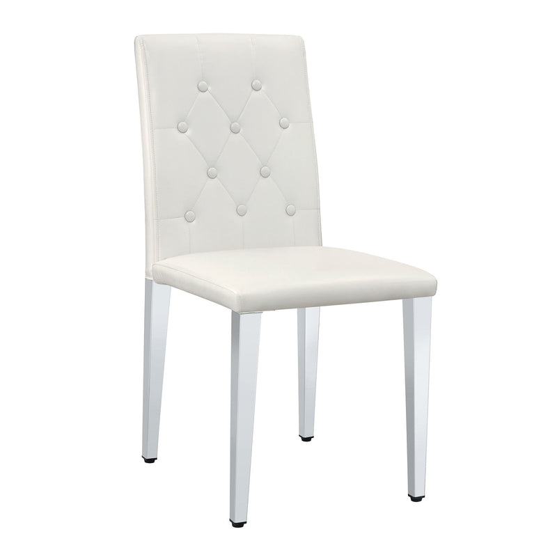 Dining Chairs With Ergonomic Buckle Backrest For Home