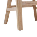 Upholstered Counter Height Bar Stools With Solid Rubber Wood Frame (Set of 2)