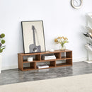 Cube TV Stand With Open Storage And 2 Shelves