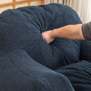 Comfy Bean Bag Chair With Filler, Fluffy And Cozy Seating