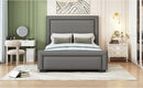 Upholstered Bed With Slats Support, No Box Spring Needed