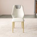 Dining Chairs (Set of 2) - Beige / Gray