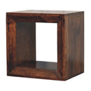 Solis - Open Side Table - Brown