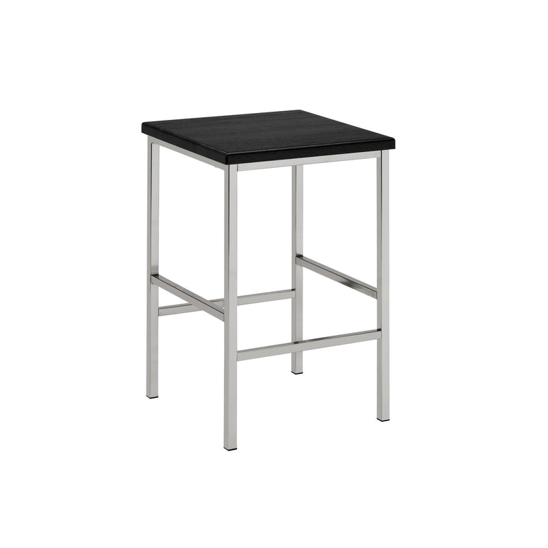 Ezra - Bar Table + 3 Stools - Chrome