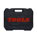 Tool Kit And Socket Wrench Set 216 Pieces Basic Portable Manual Repair Tool Set For Home Use Includes Case And Ratchet Wes And Wrenches - Black