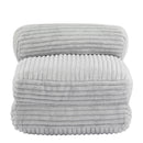 Latina - Indoor Foldbable Bean Bag Lounge Chair - Light Gray