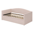 Daybed With Extended Pop Up Trundle, Upholstered Sofa Bed Daybed