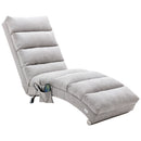 Massage Chaise Lounge Indoor With Remote Control, Ergonomic Electric Massage Lounger