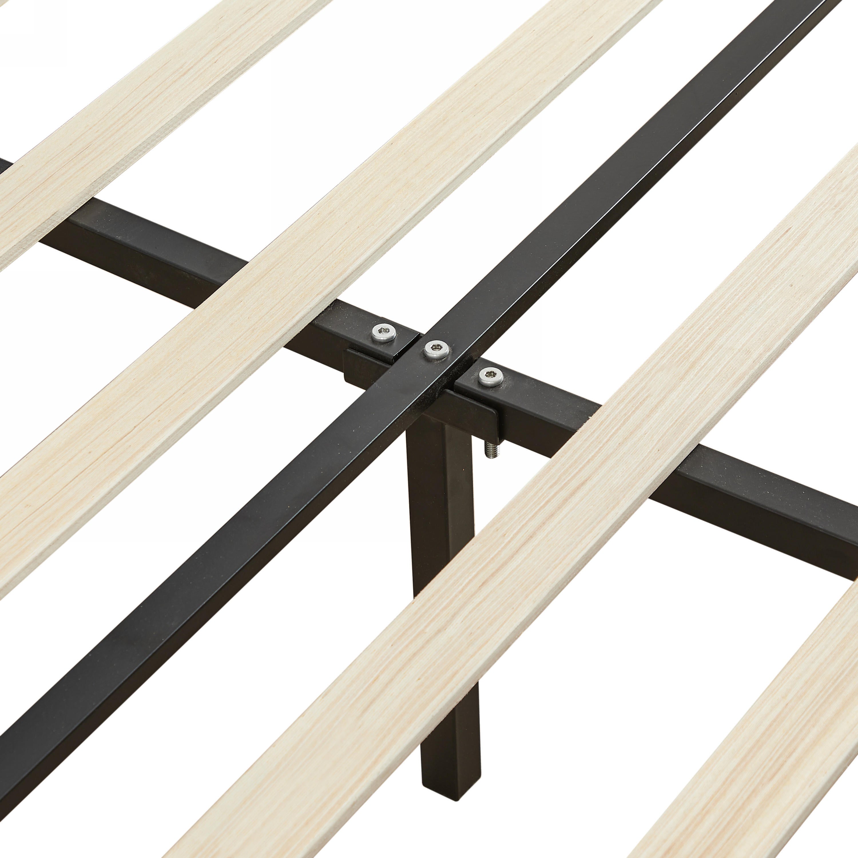 King Size Platform Bed Frame, Velvet Upholstered Sleigh Bed with Scroll Wingback Headboard & Footboard/Button Tufted/No Box Spring Required/Easy Assembly/Blue