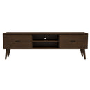 Adrian - TV Stand - Walnut Brown