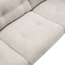 Upholstered Sofa Modern 3 Seater Sofa Couch With Tufted Design For Living Room