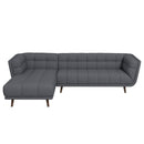 Addison - L Shape Sectional Sofa Tufted