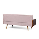 Aidan - Mid Century Modern Tufted Fabric Sofa