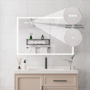 Bathroom Medicine Cabinet With Lights, LED Medicine Cabinet With Mirror, Lighted Medicine Cabinet With Defogger