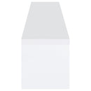 Jude - 2-Drawer Engineered Wood TV Stand - High Gloss White