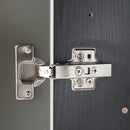 Astro Series - Metal Wall Mounted Base Door Storage Cabinet - Metallic Gray