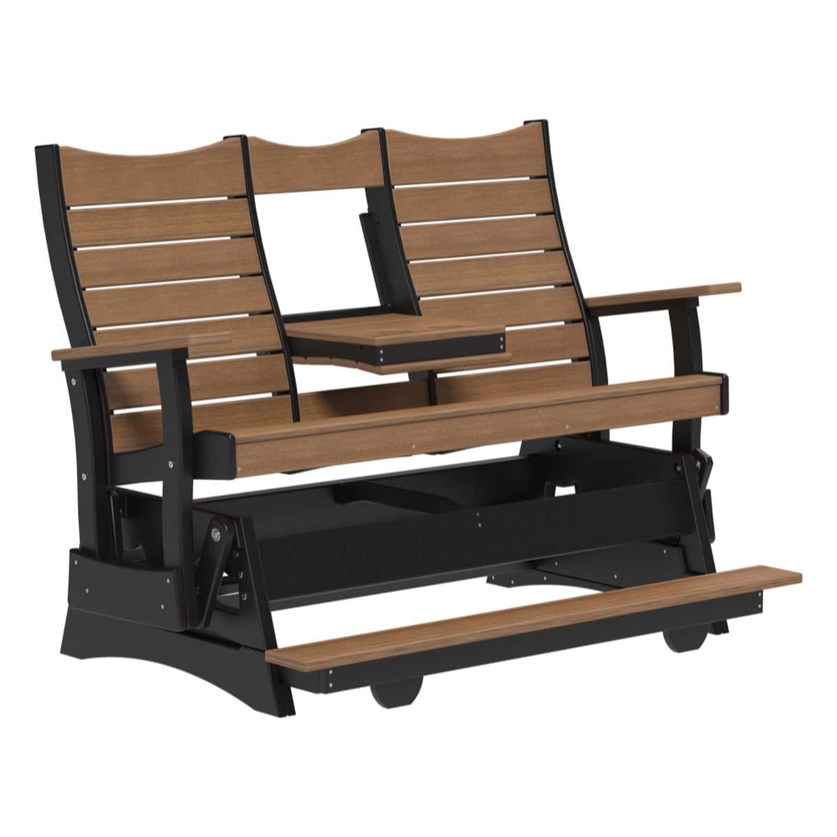 Antique Mahogany & Black (Premium Woodgrain)