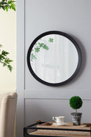 Transitional Decor Style Wall Mirror Decor With Frame For Bathroom