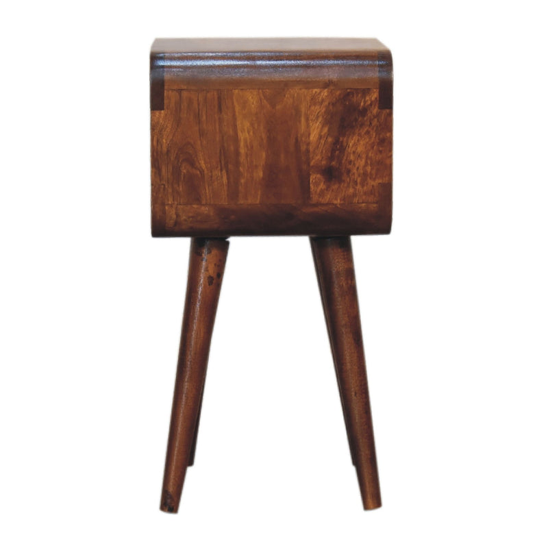Minimalist Open Curved Nightstand
