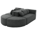 Boneless - Couch Modular Sectional Sofa With Deep Seating And Curved Design